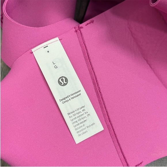 Lululemon NWT Go Further Bra with Support Code Technology Pow Pink Tone - Picture 7 of 10